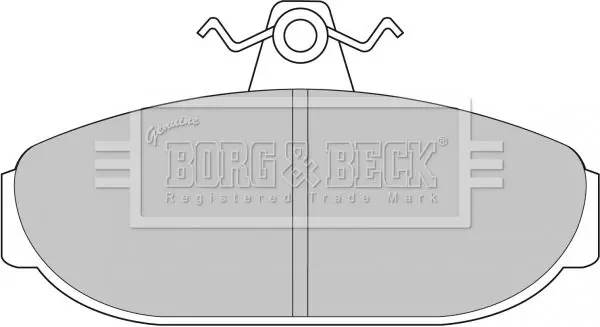 Handler.Part Brake pad set, disc brake BORG & BECK BBP1079 1