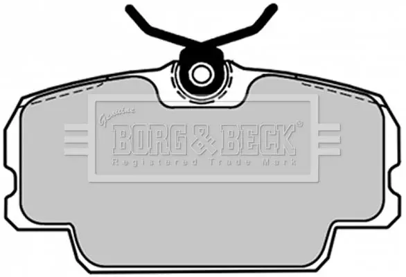 Handler.Part Brake pad set, disc brake BORG & BECK BBP1084 1