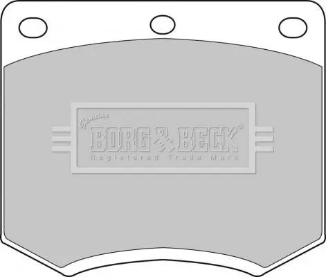 Handler.Part Brake pad set, disc brake BORG & BECK BBP1095 2