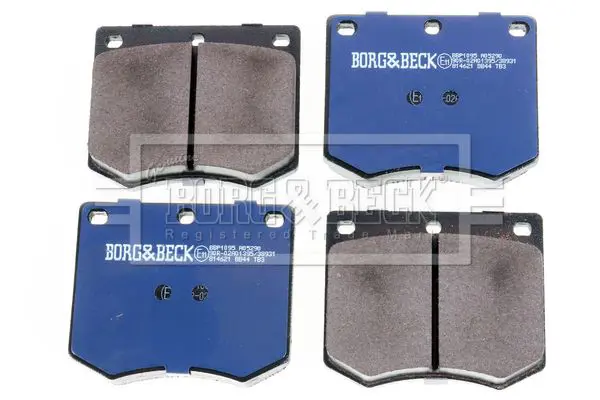 Handler.Part Brake pad set, disc brake BORG & BECK BBP1095 3