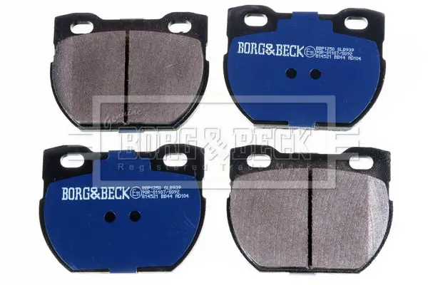 Handler.Part Brake pad set, disc brake BORG & BECK BBP1250 3