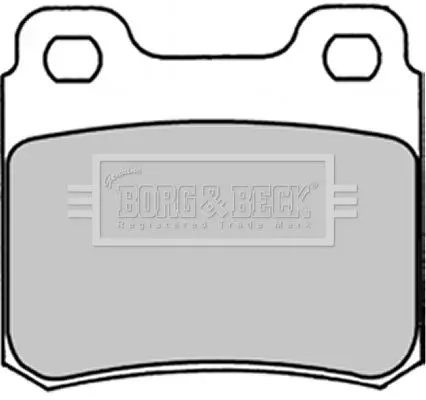 Handler.Part Brake pad set, disc brake BORG & BECK BBP1263 1