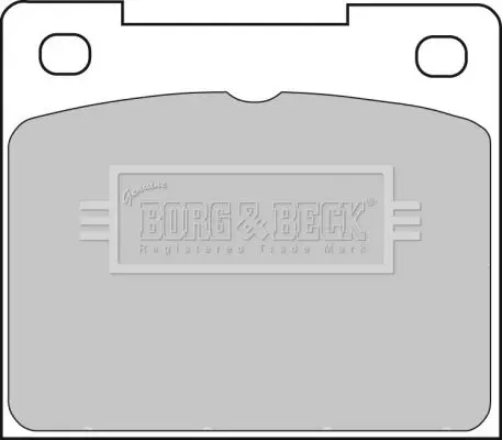 Handler.Part Brake pad set, disc brake BORG & BECK BBP1307 2