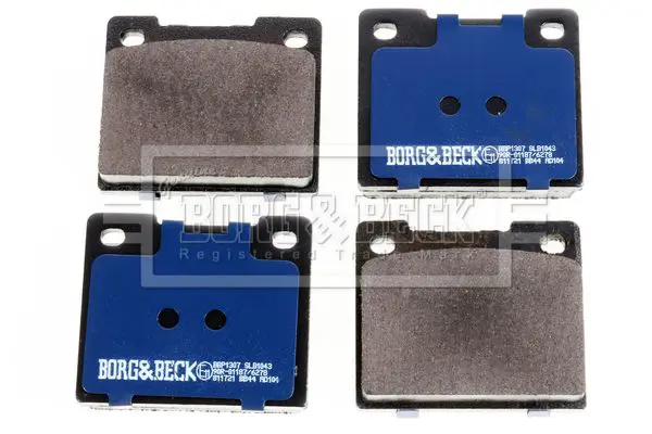 Handler.Part Brake pad set, disc brake BORG & BECK BBP1307 3