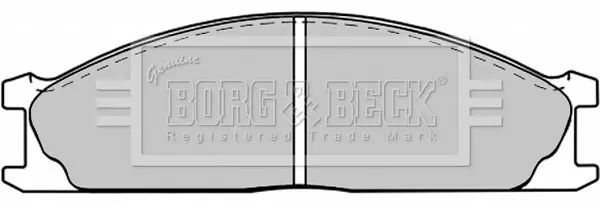 Handler.Part Brake pad set, disc brake BORG & BECK BBP1195 1