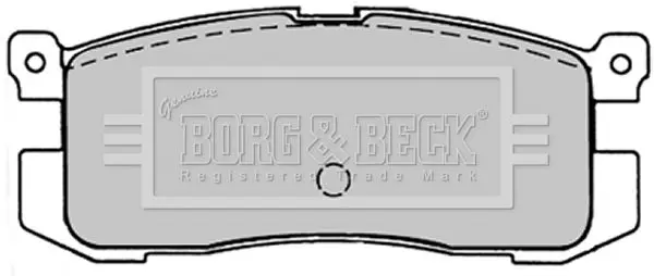 Handler.Part Brake pad set, disc brake BORG & BECK BBP1220 1