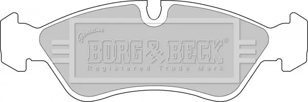 Handler.Part Brake pad set, disc brake BORG & BECK BBP1423 1