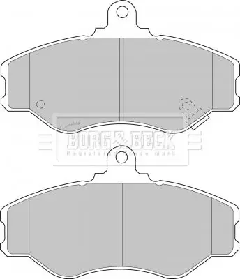 Handler.Part Brake pad set, disc brake BORG & BECK BBP1428 2