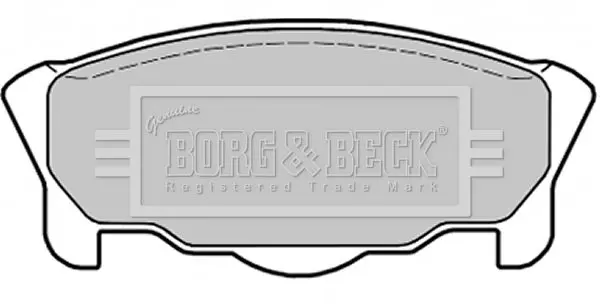 Handler.Part Brake pad set, disc brake BORG & BECK BBP1431 1