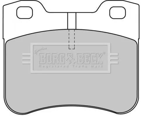 Handler.Part Brake pad set, disc brake BORG & BECK BBP1530 2