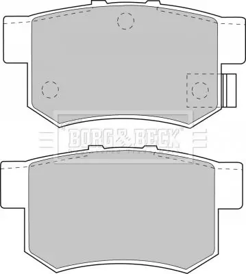 Handler.Part Brake pad set, disc brake BORG & BECK BBP1535 2