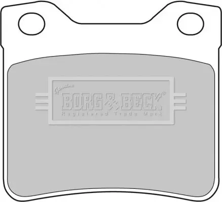 Handler.Part Brake pad set, disc brake BORG & BECK BBP1537 2