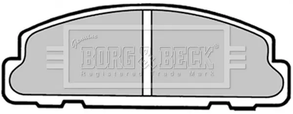 Handler.Part Brake pad set, disc brake BORG & BECK BBP1321 1