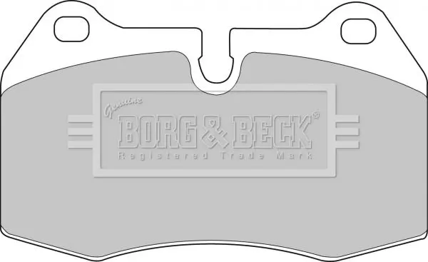 Handler.Part Brake pad set, disc brake BORG & BECK BBP1596 1