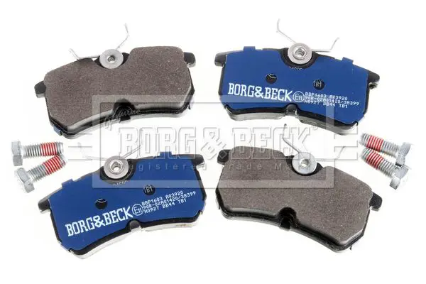 Handler.Part Brake pad set, disc brake BORG & BECK BBP1603 3