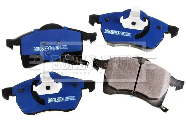 Handler.Part Brake pad set, disc brake BORG & BECK BBP1612 3