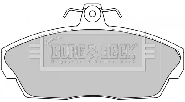 Handler.Part Brake pad set, disc brake BORG & BECK BBP1662 1