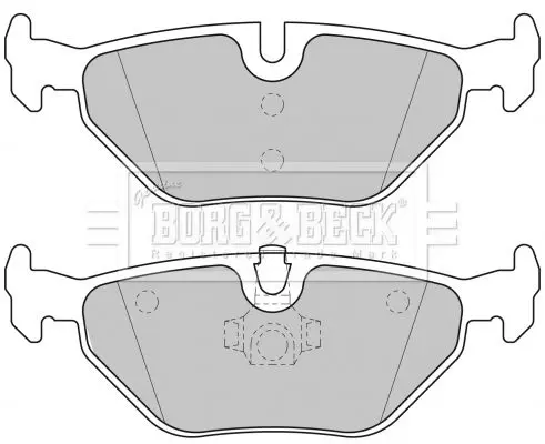 Handler.Part Brake pad set, disc brake BORG & BECK BBP1677 2