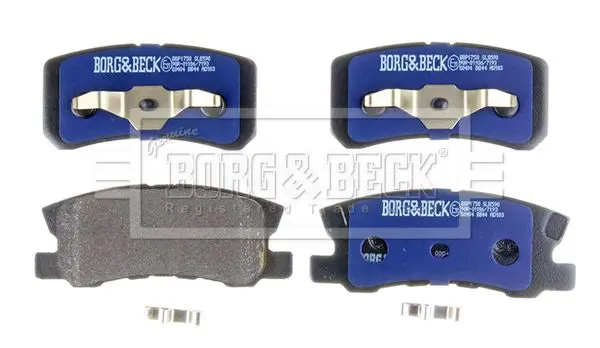 Handler.Part Brake pad set, disc brake BORG & BECK BBP1758 3