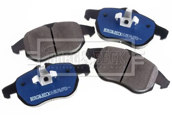 Handler.Part Brake pad set, disc brake BORG & BECK BBP1765 3