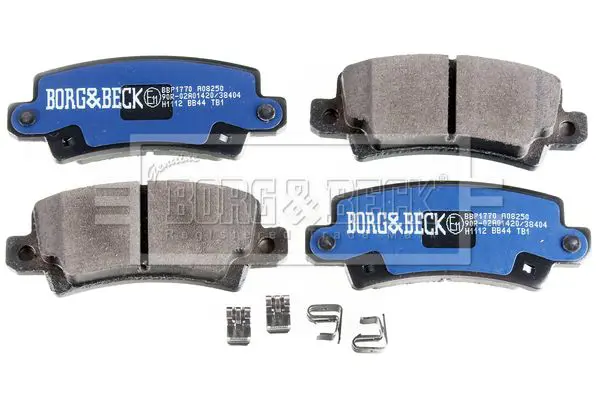 Handler.Part Brake pad set, disc brake BORG & BECK BBP1770 3