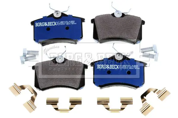 Handler.Part Brake pad set, disc brake BORG & BECK BBP1778 3