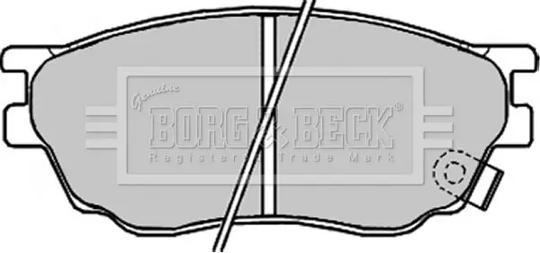 Handler.Part Brake pad set, disc brake BORG & BECK BBP1814 2