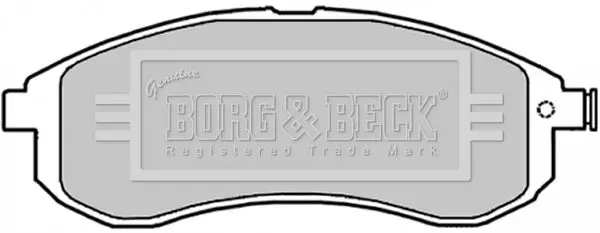 Handler.Part Brake pad set, disc brake BORG & BECK BBP1840 2