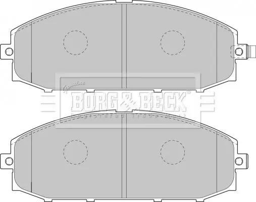 Handler.Part Brake pad set, disc brake BORG & BECK BBP1866 2