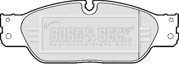 Handler.Part Brake pad set, disc brake BORG & BECK BBP1869 2