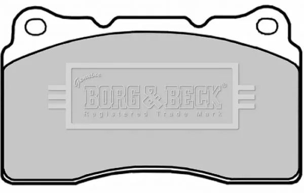 Handler.Part Brake pad set, disc brake BORG & BECK BBP1873 2