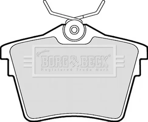 Handler.Part Brake pad set, disc brake BORG & BECK BBP1899 2