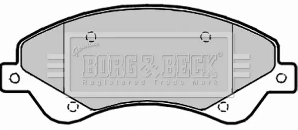 Handler.Part Brake pad set, disc brake BORG & BECK BBP1965 2