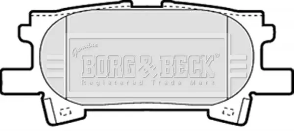 Handler.Part Brake pad set, disc brake BORG & BECK BBP1970 2