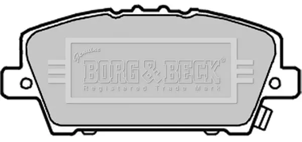 Handler.Part Brake pad set, disc brake BORG & BECK BBP1986 2