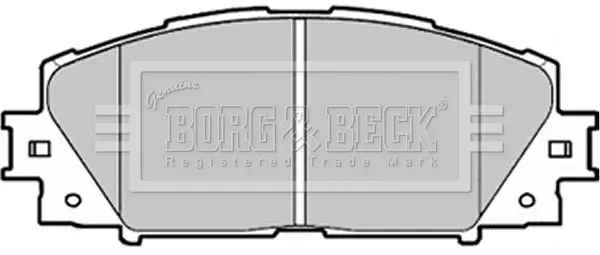 Handler.Part Brake pad set, disc brake BORG & BECK BBP1987 2