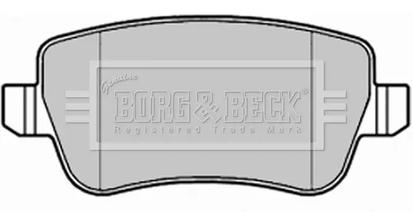 Handler.Part Brake pad set, disc brake BORG & BECK BBP1992 1