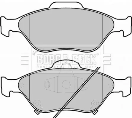 Handler.Part Brake pad set, disc brake BORG & BECK BBP1999 1