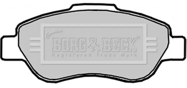 Handler.Part Brake pad set, disc brake BORG & BECK BBP1914 1