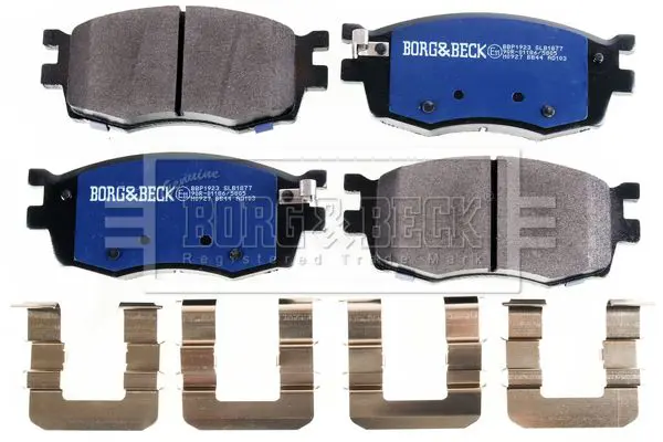 Handler.Part Brake pad set, disc brake BORG & BECK BBP1923 3