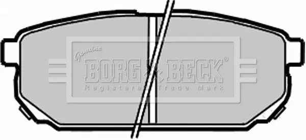 Handler.Part Brake pad set, disc brake BORG & BECK BBP1925 2