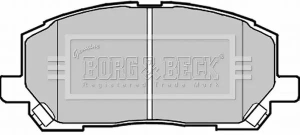 Handler.Part Brake pad set, disc brake BORG & BECK BBP1951 2