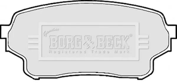 Handler.Part Brake pad set, disc brake BORG & BECK BBP1953 1