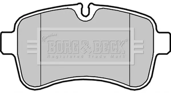 Handler.Part Brake pad set, disc brake BORG & BECK BBP2034 2