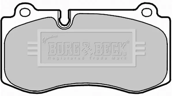 Handler.Part Brake pad set, disc brake BORG & BECK BBP2036 1