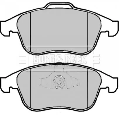 Handler.Part Brake pad set, disc brake BORG & BECK BBP2064 2