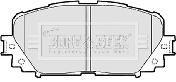 Handler.Part Brake pad set, disc brake BORG & BECK BBP2073 2