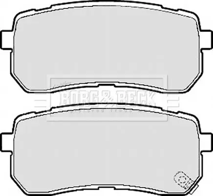 Handler.Part Brake pad set, disc brake BORG & BECK BBP2117 2