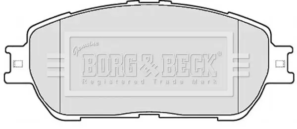 Handler.Part Brake pad set, disc brake BORG & BECK BBP2121 1