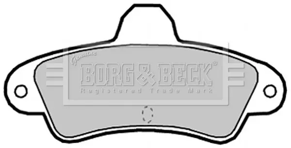 Handler.Part Brake pad set, disc brake BORG & BECK BBP2128 1